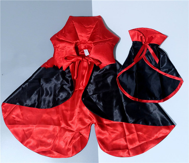 Cute Vampire Cat Cape Costume
