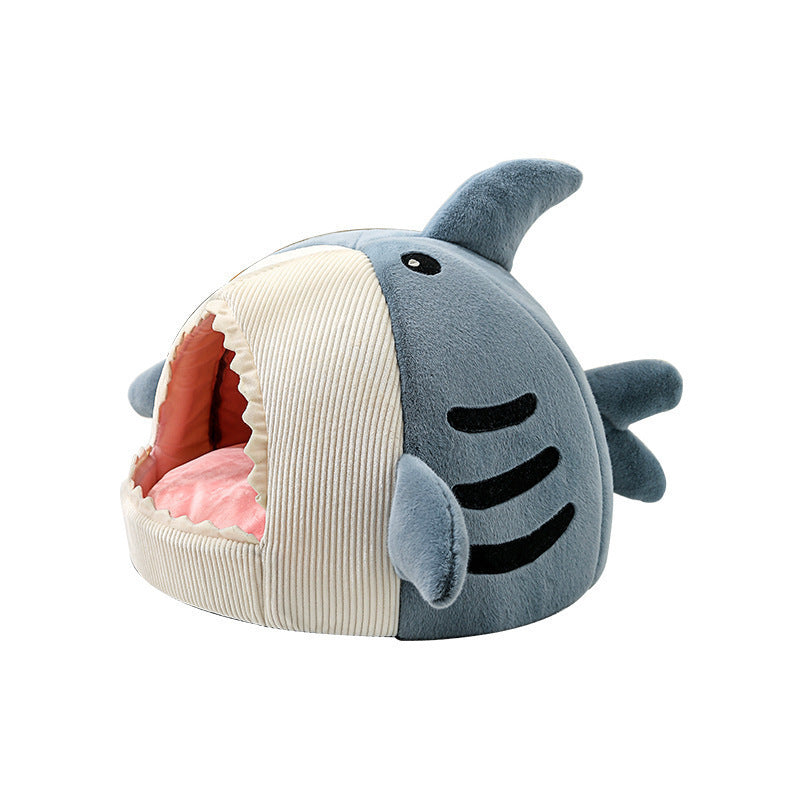 Cozy Shark Cave Bed