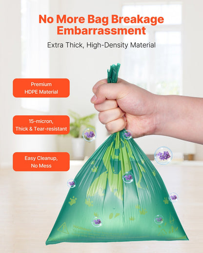 Unscented Dog Poop Bags
