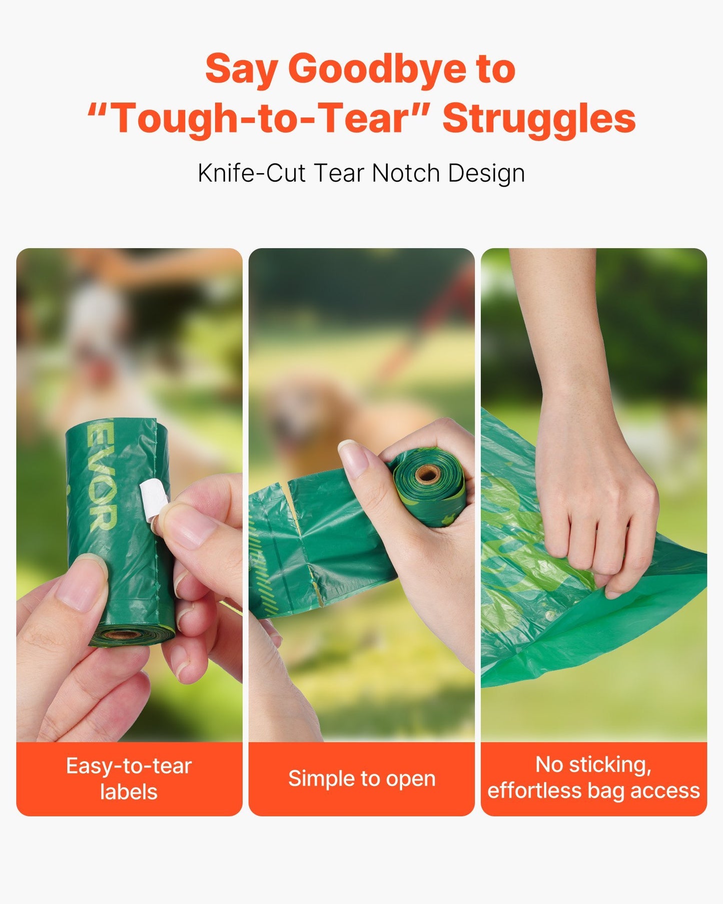 Unscented Dog Poop Bags